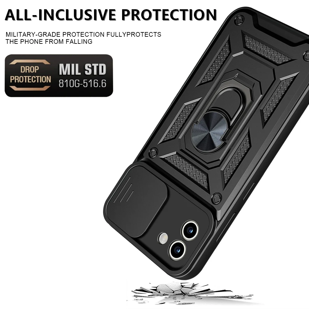 Durable Shockproof Armor Case with Car Holder