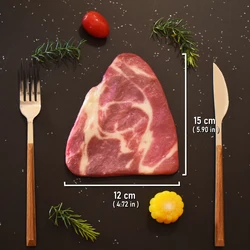 Realistic Cooked Beef Slices Artificial Kitchen Prop Decor (1 pc)