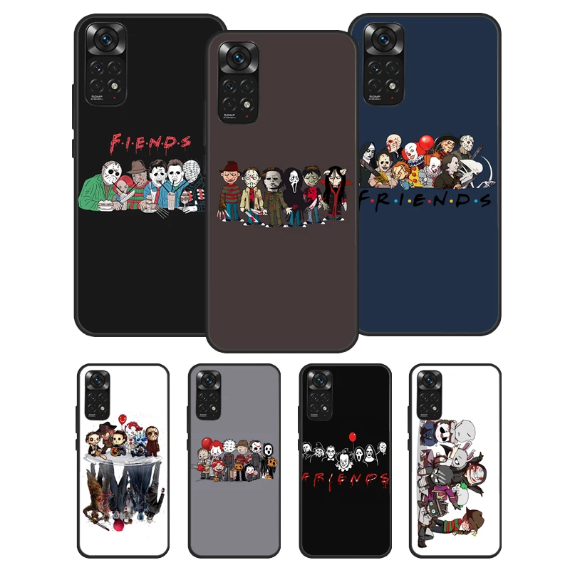 Film Horror Icone Custodia Per Redmi 10 9T 9A 9C 9 Cover Posteriore Per Redmi Note 11 10 9 Pro Note10A 10C 10S 8T 9S Coque