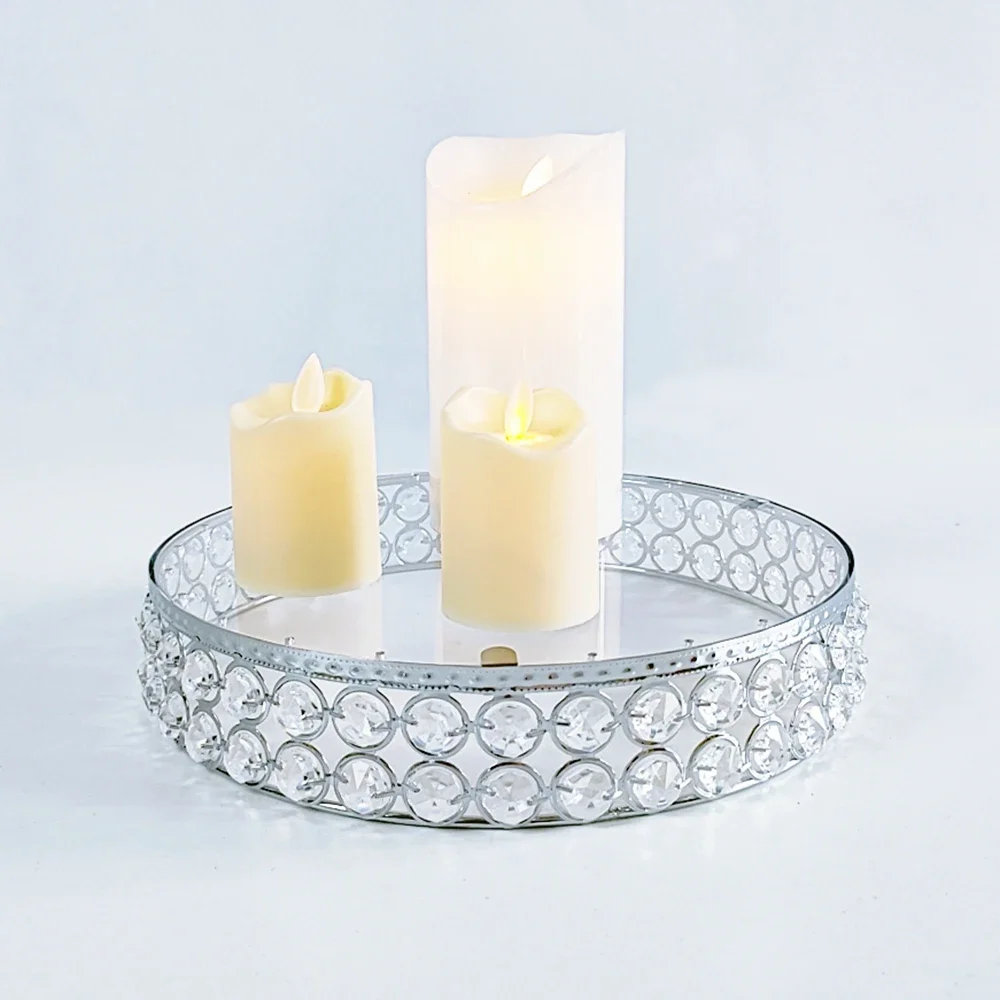 1Pcs/Lot Silver Cake Stand -Dessert Table Display Cake Stands for Tower Plate for Baby Shower, Wedding,Chrismas Celebration