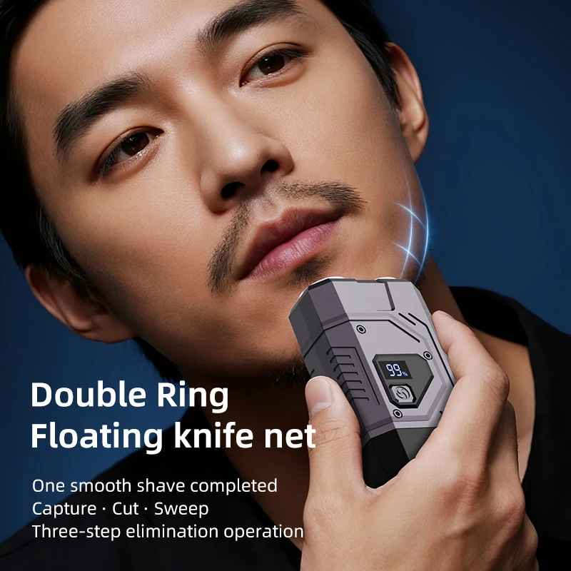 2 in 1 전기 코털 트리머 충전식 수염 면도기 코털/귀털 트리머 남성용 눈썹/코털/귀털 제모기 바디 트리머