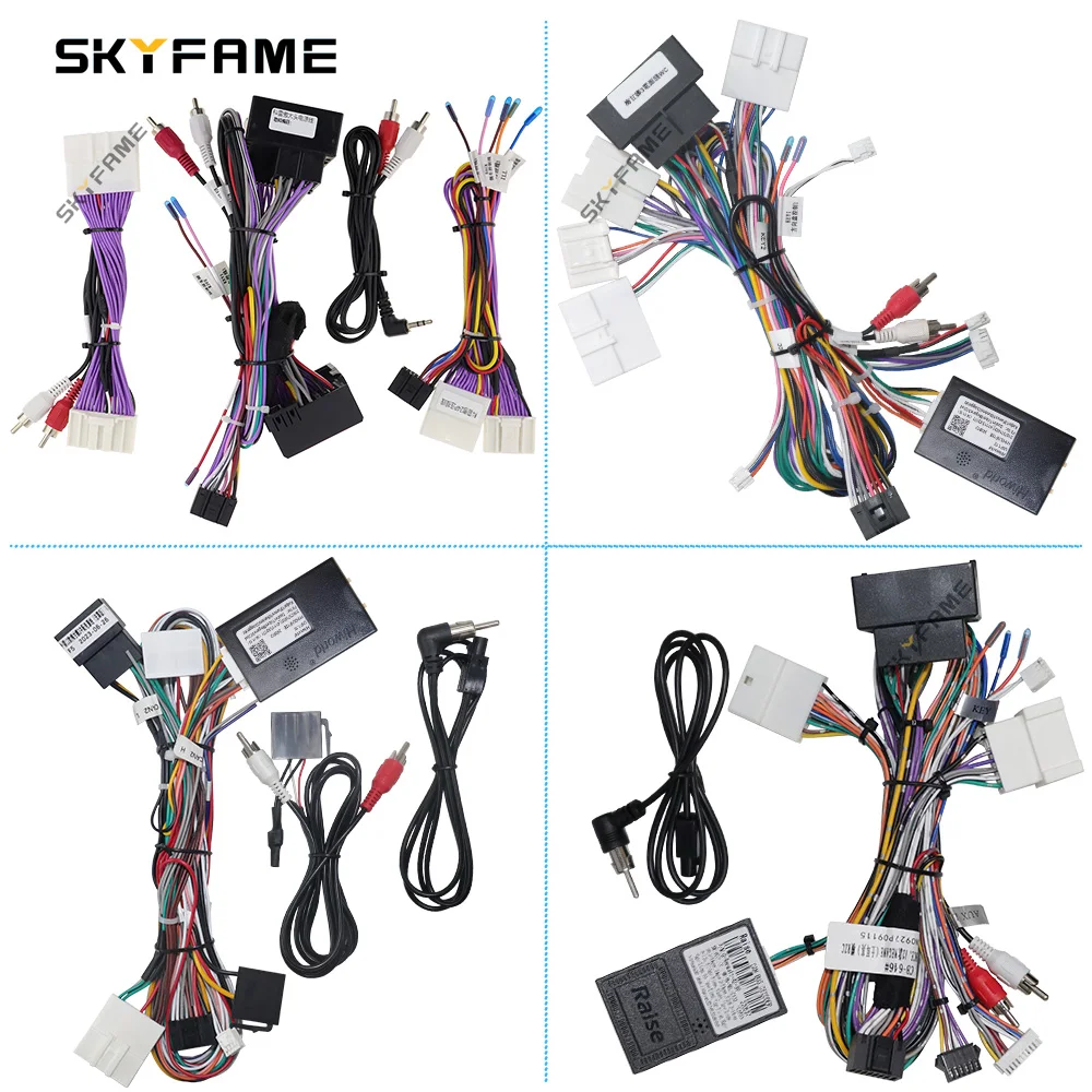 16Pin Car Wiring Harness Adapter Canbus Box Decoder For Renault Megane 3 Koleos Fluence SM3 LNF1.10 G-Renault-RZ-59 car wire cable adapter