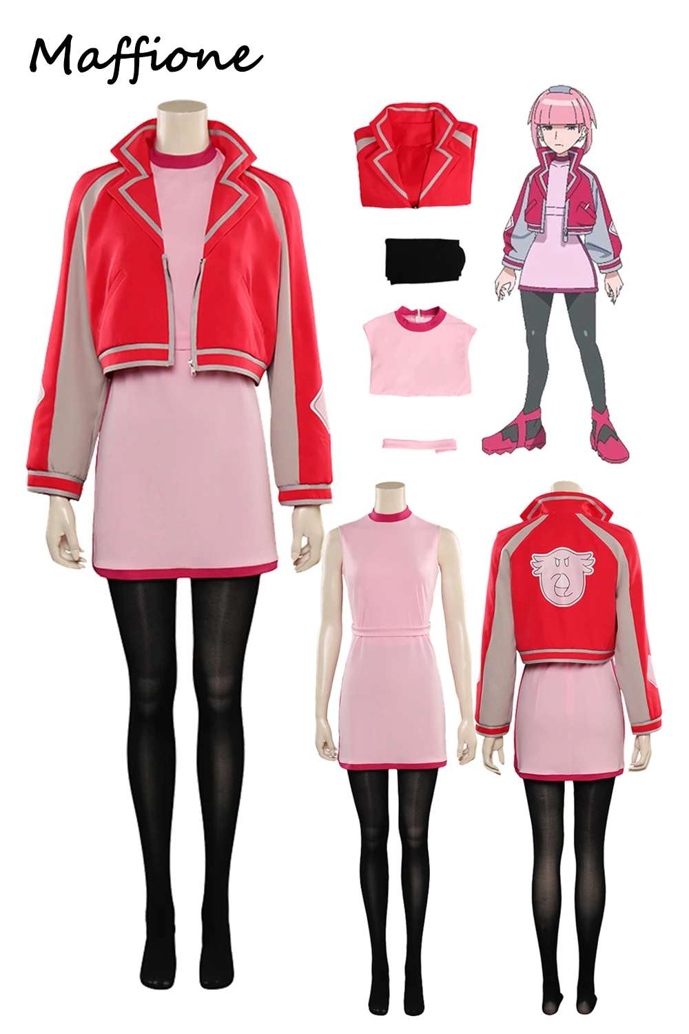 

Game Horizons Mollie Cosplay Anime Coat Dress Outfits Costume Girls Adult Women Disguise Roleplay Halloween Carnival Party Suit