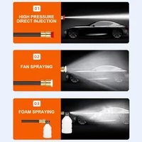 Portable High Pressure Washer 30Bar High Pressure Car Washer with Li-ion Batter Wireless Car Wash Machine for Auto Home Cleaning 2