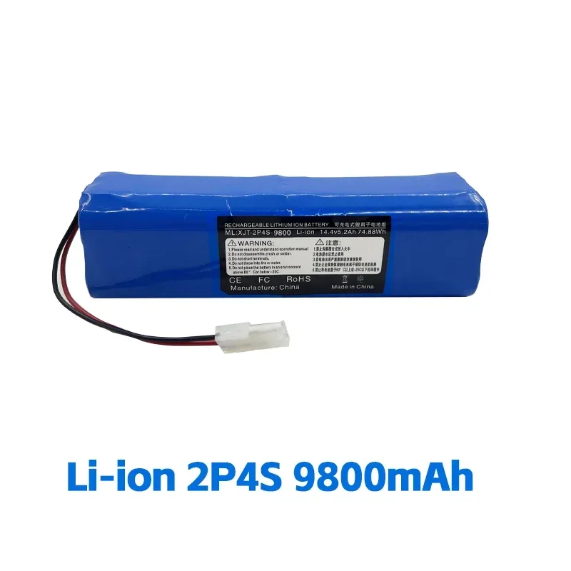 Rechargeable Battery for ROEMO SYB2 Robot Vacuum Cleaner 12800mAh.4s2p.14.4v