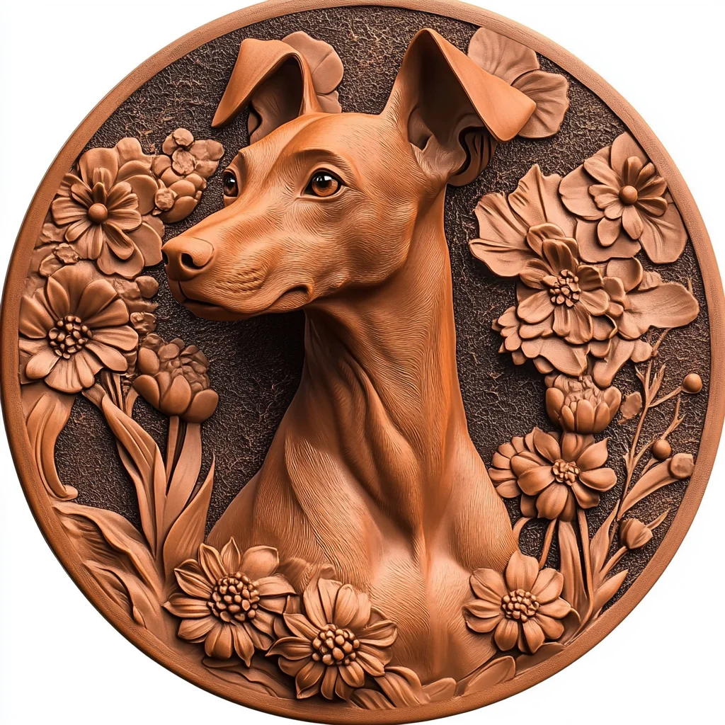 premium-circular-aluminum-pet-memorial-tombstone-for-italian-greyhounds