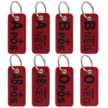 Portachiavi con ricamo a lettera Portachiavi rosso per motociclette Portachiavi con zaino Portachiavi di moda Regali per uomo Donna Accessori 1