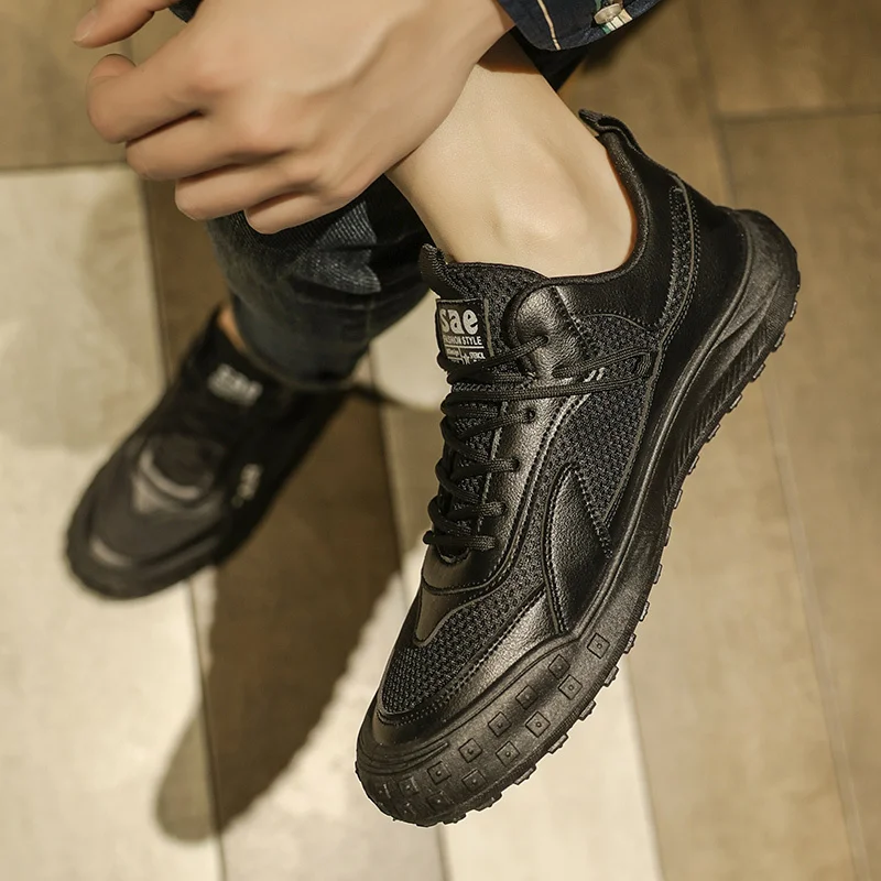 Scarpe da tennis alla moda per uomo all'aperto Scarpe da ginnastica per sport all'aria aperta da uomo Scarpe da ginnastica fitness stringate_voghion.com