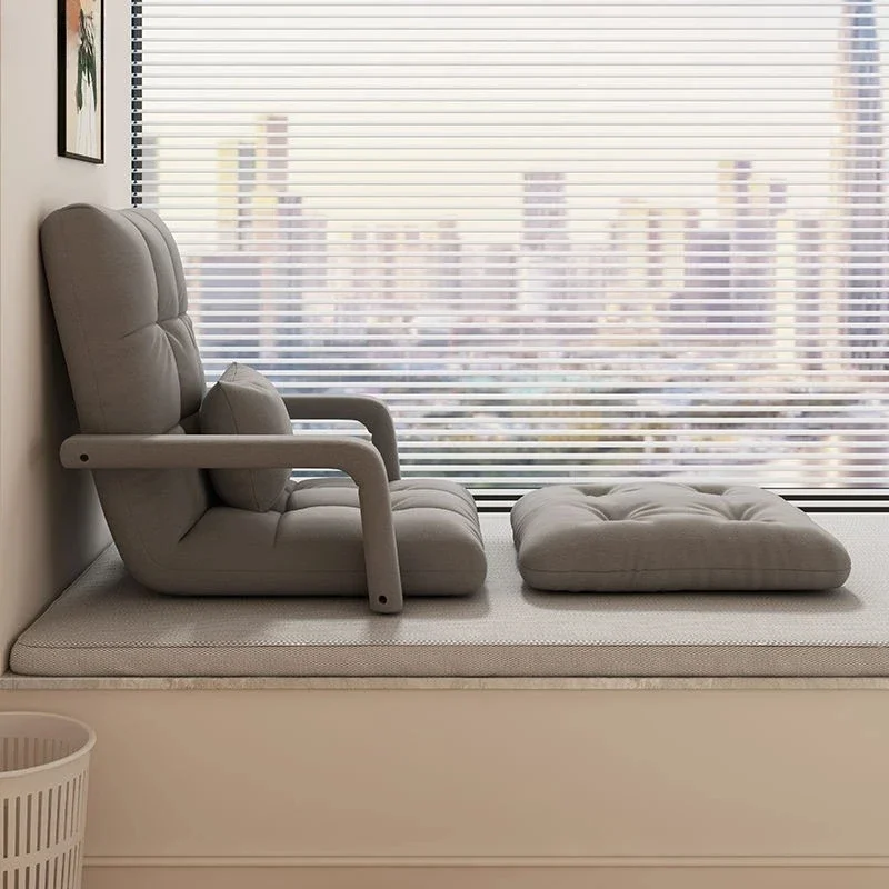 Lazy Sofa Bedroom Can Lie Or Sleep Small Sofa With Bay Window Tatami Bed Back Chair Folding Recliner Seat Cushion Hot New