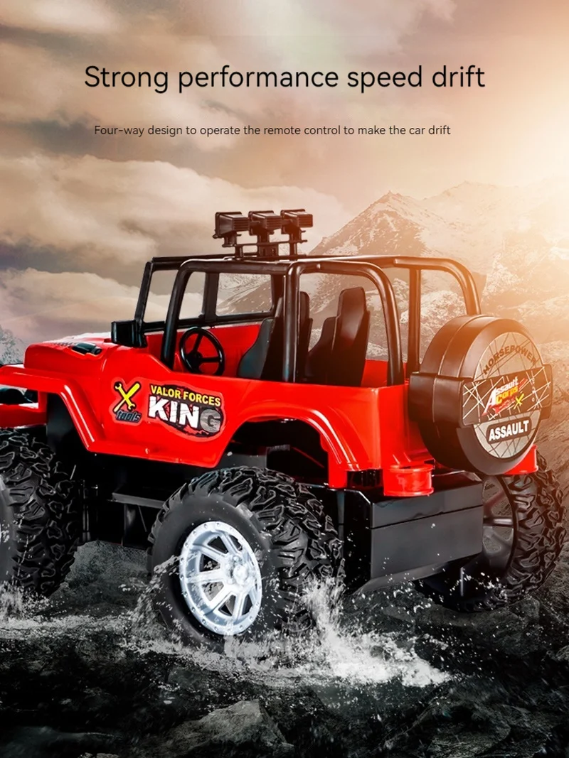 New Remote Control Off-Road Vehicle High-Speed Charging Dynamic Remote Control Small Car Children'S Toy Racing Car Anti Fall 3