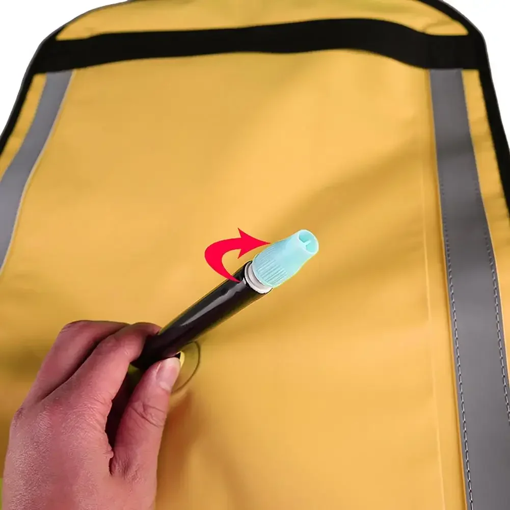 Collapsible paddle bag float self-rescue buoyancy airbag reflective strip safety kayaking aid