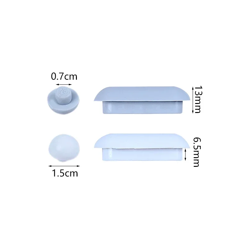 6/4/2pc Toilet Seat Bumper Toilet Noise Dampening Bumpers Seat Mute Replacement Cushioning Pad Gasket Bathroom Home Hotel toilet seat bumper