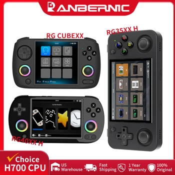 ANBERNIC RG CubeXX & RG40XX H & RG35XX H Retro Handheld Game Console H700 Linux 64-bit 5000 Video Games Supports WIFI Bluetooth 1