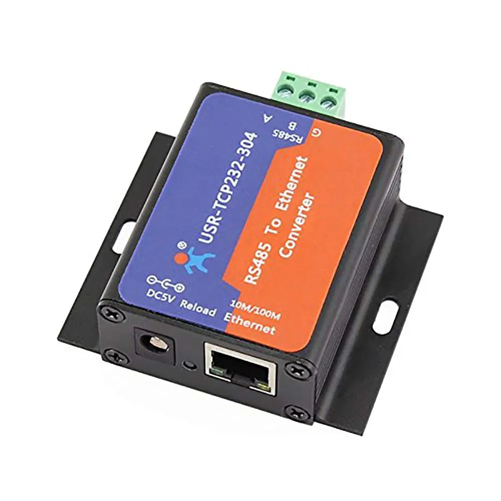 Wifi converter Modbus serial port RS485 to Ethernet Converter server USR-TCP232-304 data transmission DHCP/DNS Supported