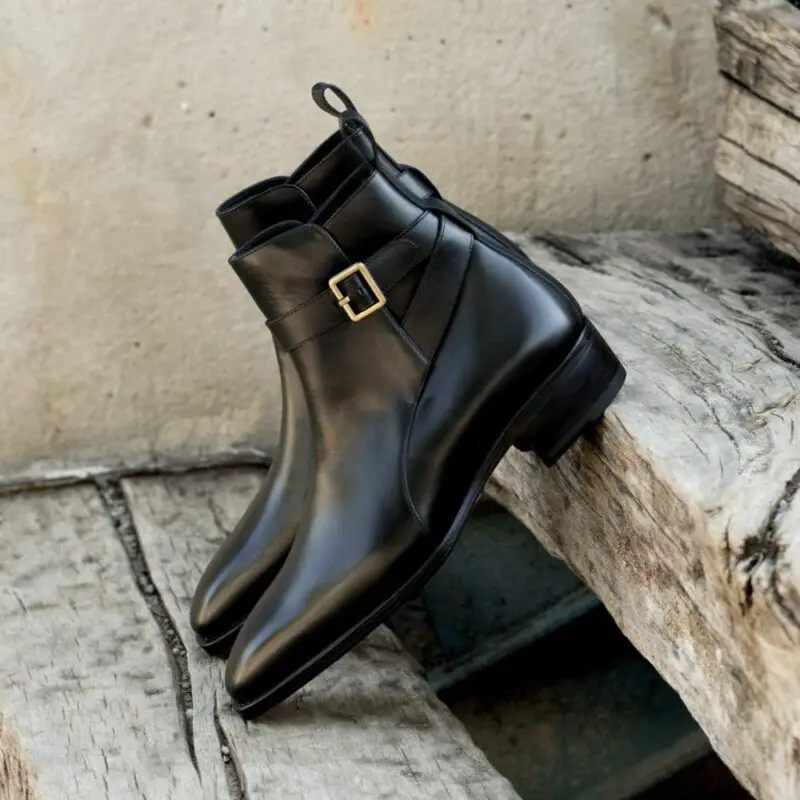 Men's Boots Men's Dress Boots | Men Square Toe Dress Boots | Men Shoes ...