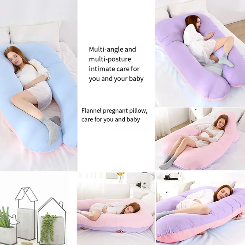 U-shaped Maternity Pillow Waist Support Pillow Core Side Sleeping Pillow Pregnant Pillow Can Be Disassembled Nursing Maternity