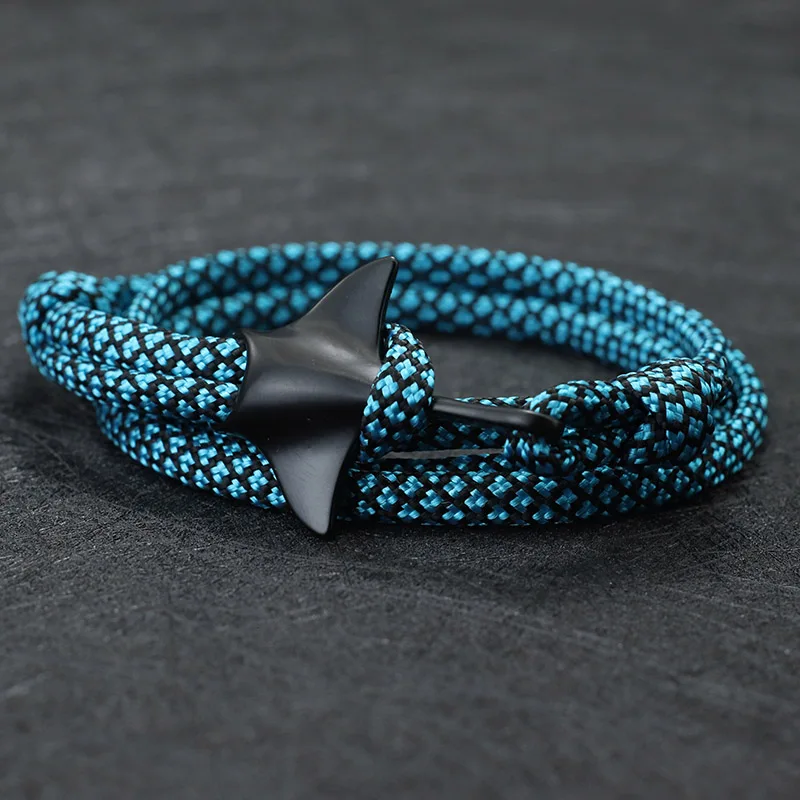 Adjustable Paracord Marine Animal Bracelet for Men