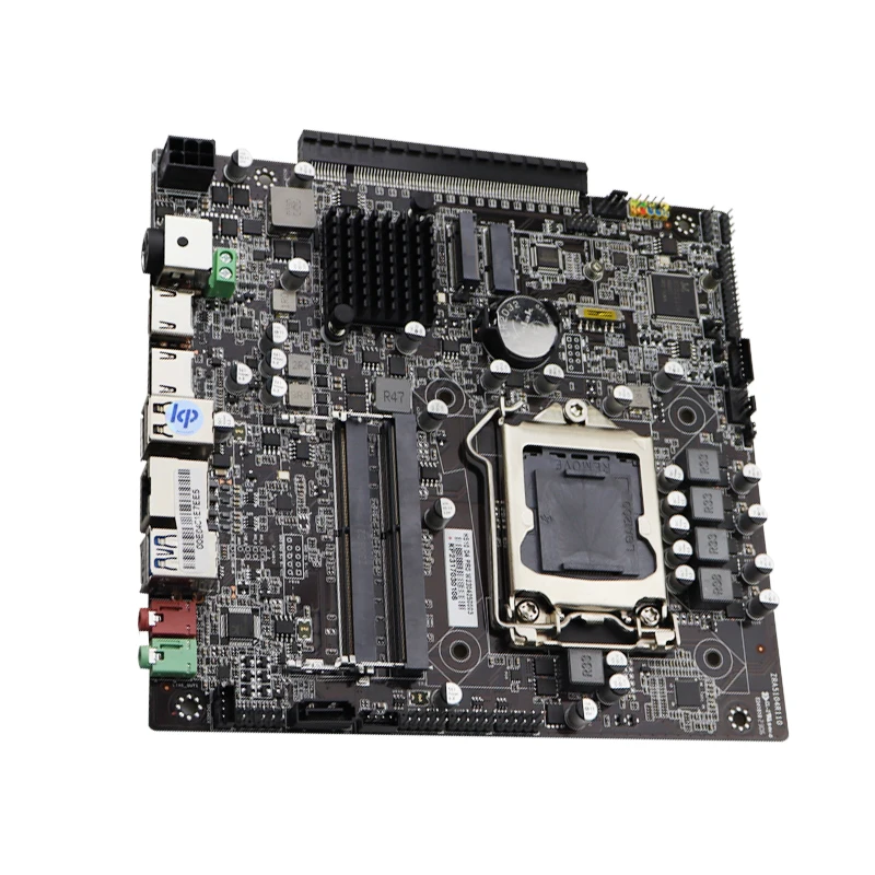 Zillion H510 PRO 미니 ITX 마더보드, LGA 1200, 듀얼 채널 DDR4 지지대, 개별 그래픽 카드 슬롯 코어 i3, i5, i7 셀러론
