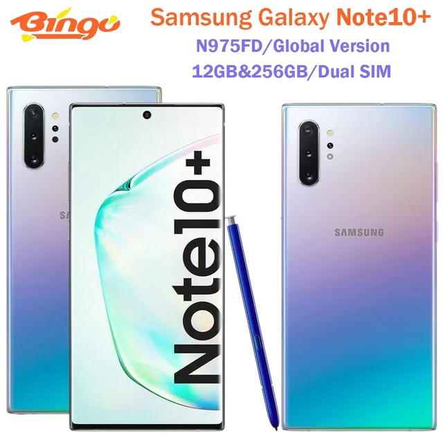  Samsung Galaxy Note 10+ Plus N975 6.8 Android 256GB