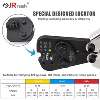 JRready ACT-232 (GMT232 M22520/37-1 Equivalent) Crimp Tool for M81824 Series &ACT-AD10 Heat Shrink Crimping Tool Kit 2