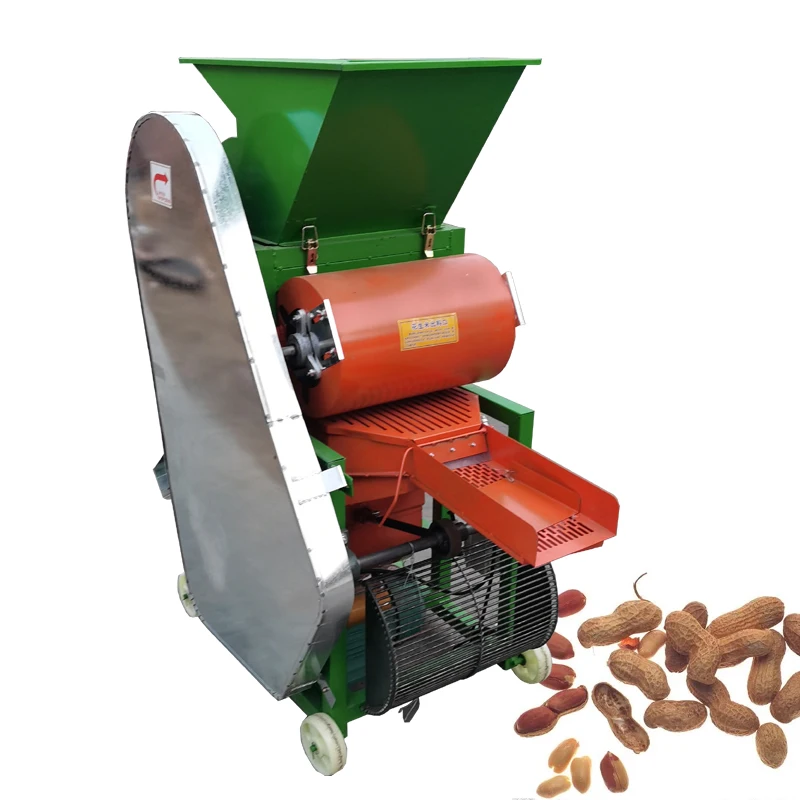 

Automatic Groundnut Decorticator Peanut Peeling Machine Small Peanut Shelling Machine Squeeze Oil Peanut Thresher