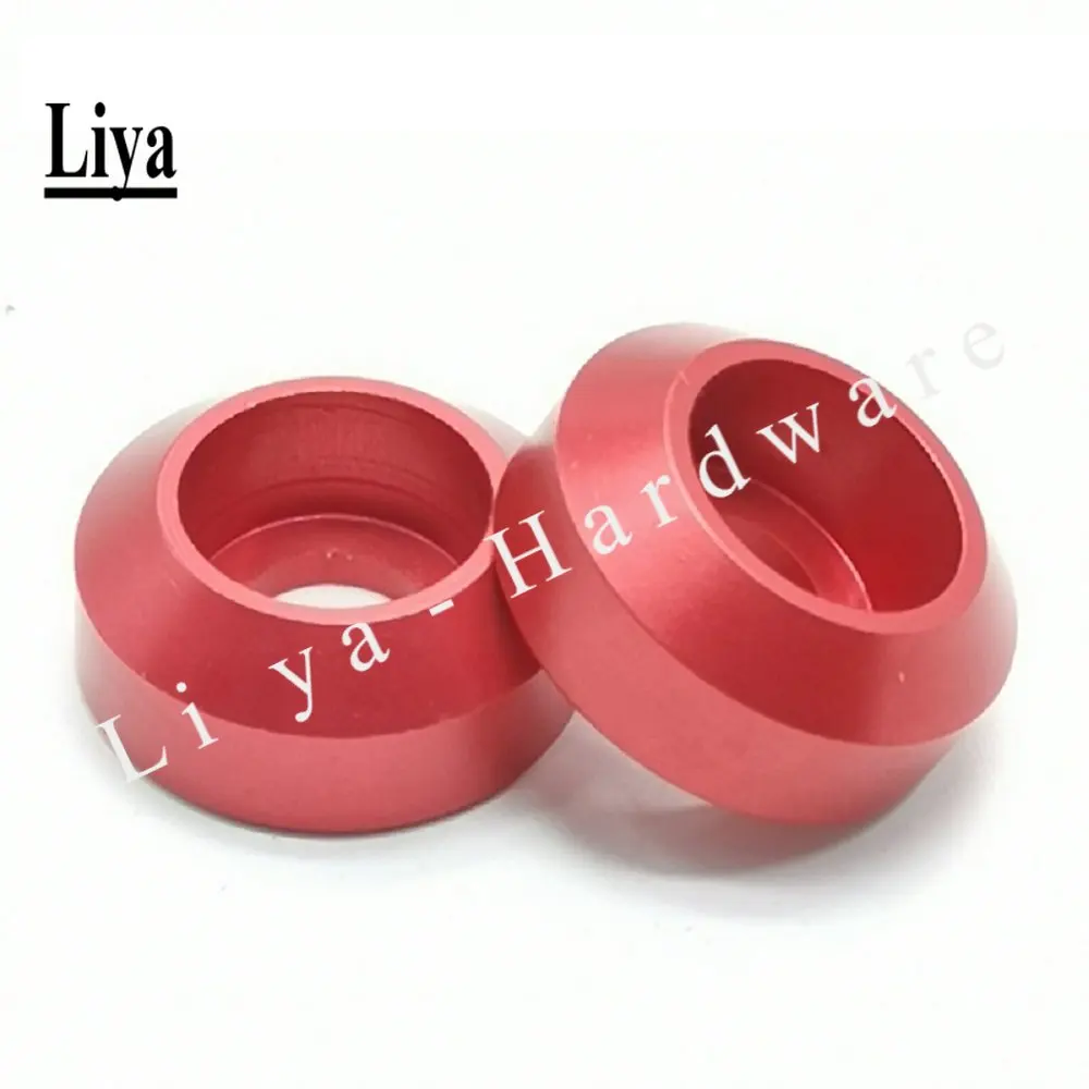 Cap Head Aluminum Washer M2 M2.5 M3 M4 M5 M6 M8 Corlorful Aluminum Alloy Cap Head Gasket 5-10pcs for RC parts