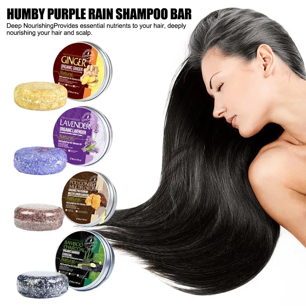 Rosemary Shampoo Soap Ginger/bamboo/lavender/Polygonum Multiflorum Deep Cleansing Soap Bar For Treated Dry Damaged Hair Car R5O8 2