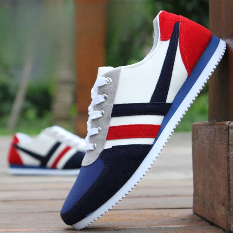 2024 Hot Seller Men Canvas Shoes Man Casual Shoes Sneaker Men Shoe Trainer Men Soft Sole Running Shoe for Man Tenis 2