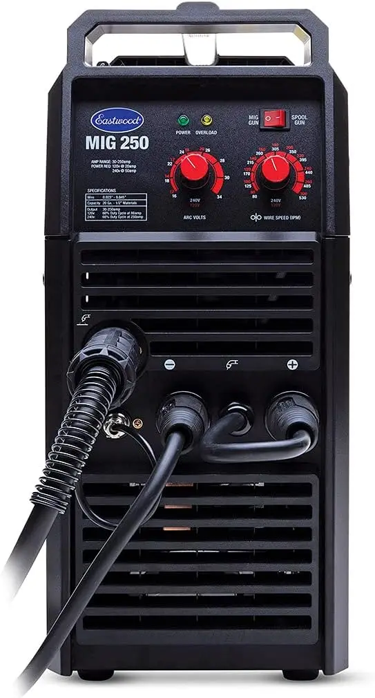 Welding Machine 250 Amp MIG Welder Machine for Steel & Aluminum Heavy Duty Inverter Technology Auto Restoration Welding Machine 3