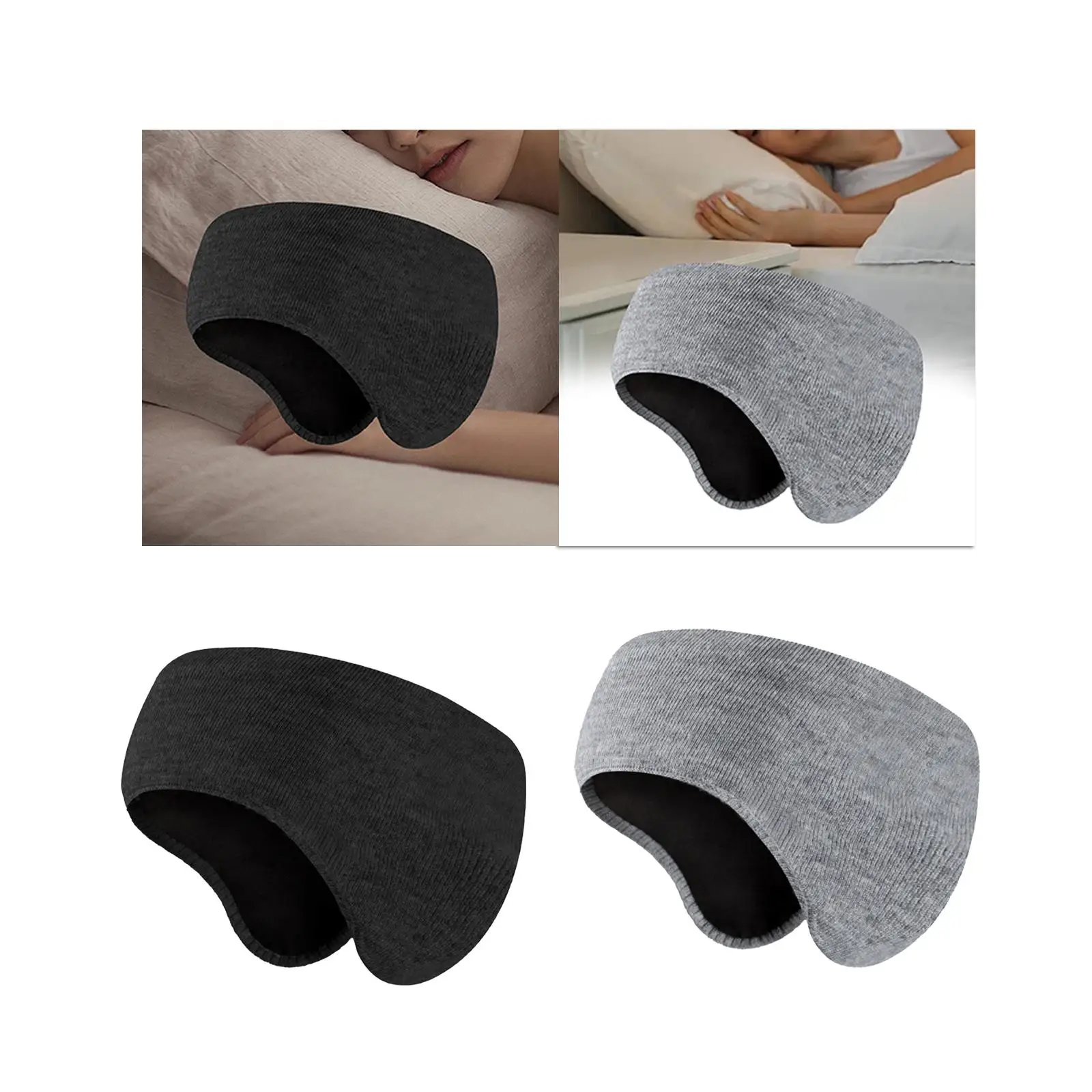 Winter Earmuffs Headband Fleece Ear Warmers Windproof Headscarf Running Headband Ear Muffs for Hiking Riding Skiing Outdoor