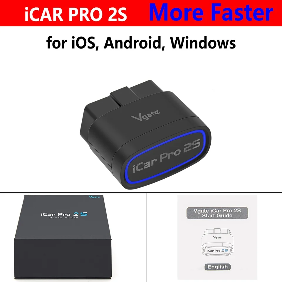 Vgate ICar Pro 2S Bluetooth OBD2 Diagnostic Tool For IOS, Android And