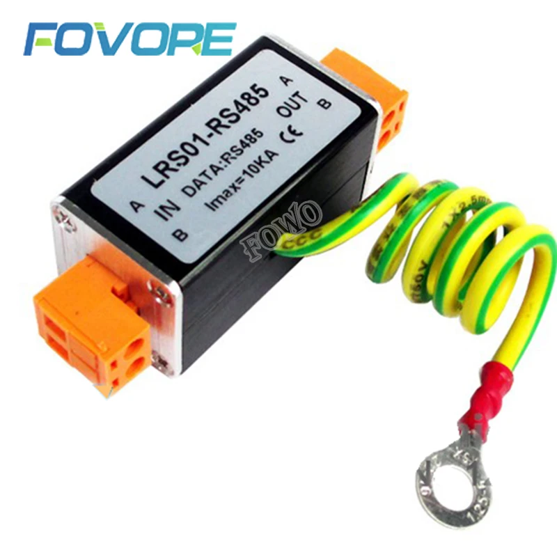 RS485 Date Signal Power Arrester Anti Surge Protector Monitoring CCTV Camera Lightning Protection Device Thunder Preventer