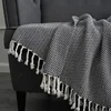 Cotton Blanket Cotton Herringbone Hitching Towel Scandinavian Blanket Sofa Decorative Blanket 3