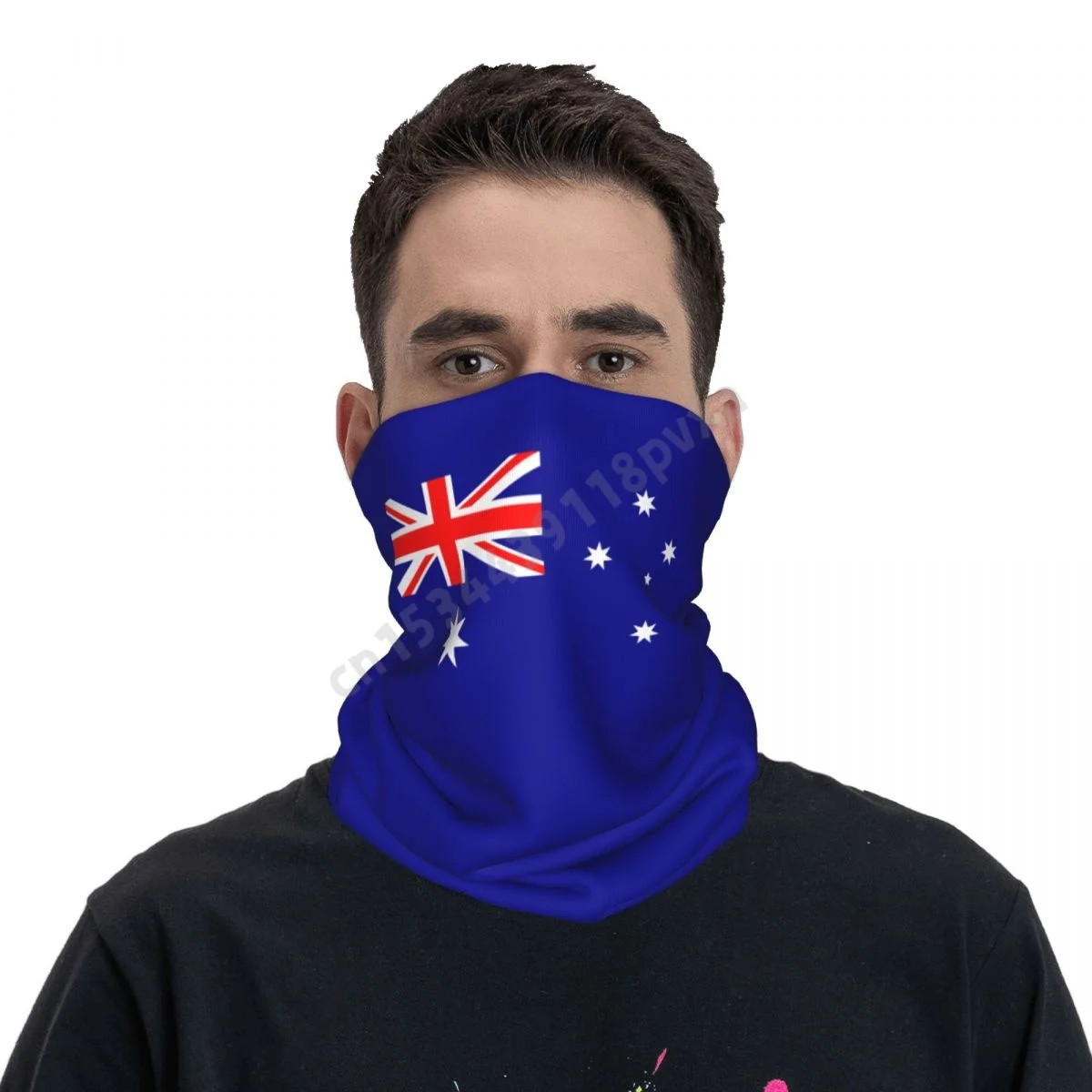 

Australia Flag Australian National Neckerchief Scarf Neck Face Mask Unisex Neck Warmer Seamless Bandana Headwear Cycling Hiking