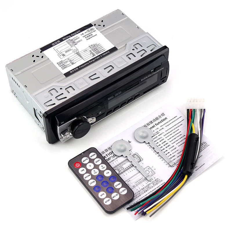 Car MP3 Player 24V Bluetooth Handsfree Car Audio Stereo In-dash FM Aux Input Receiver SD USB MMC WMA Autoradio