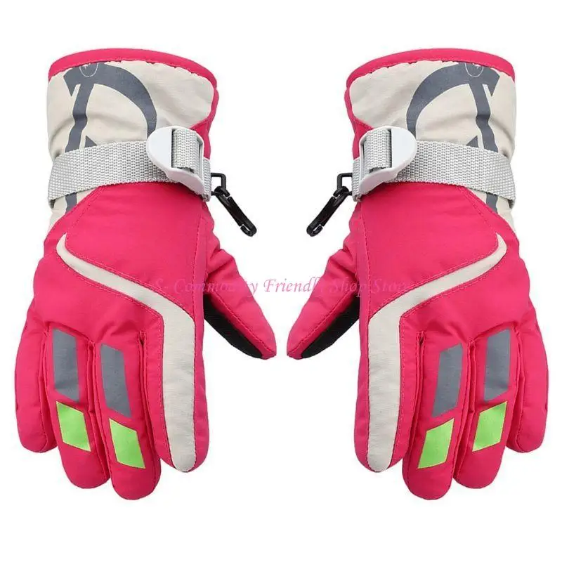 어린이 겨울 따뜻한 장갑 방수 소년 소녀 스노우 스키 스노우 장갑 소년 소녀 겨..