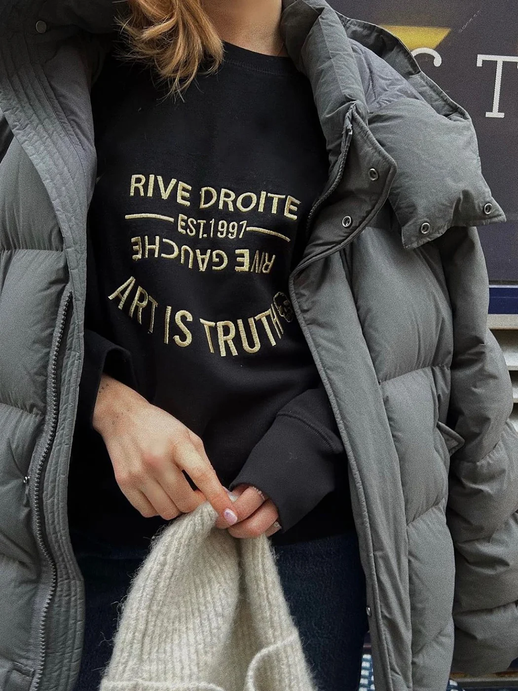 

Letter Embroidered Sweatshirt 2023 Women Autumn Designer Fashion Streetwear Pullovers Femme Casual Sweatshirts Luxury Tops