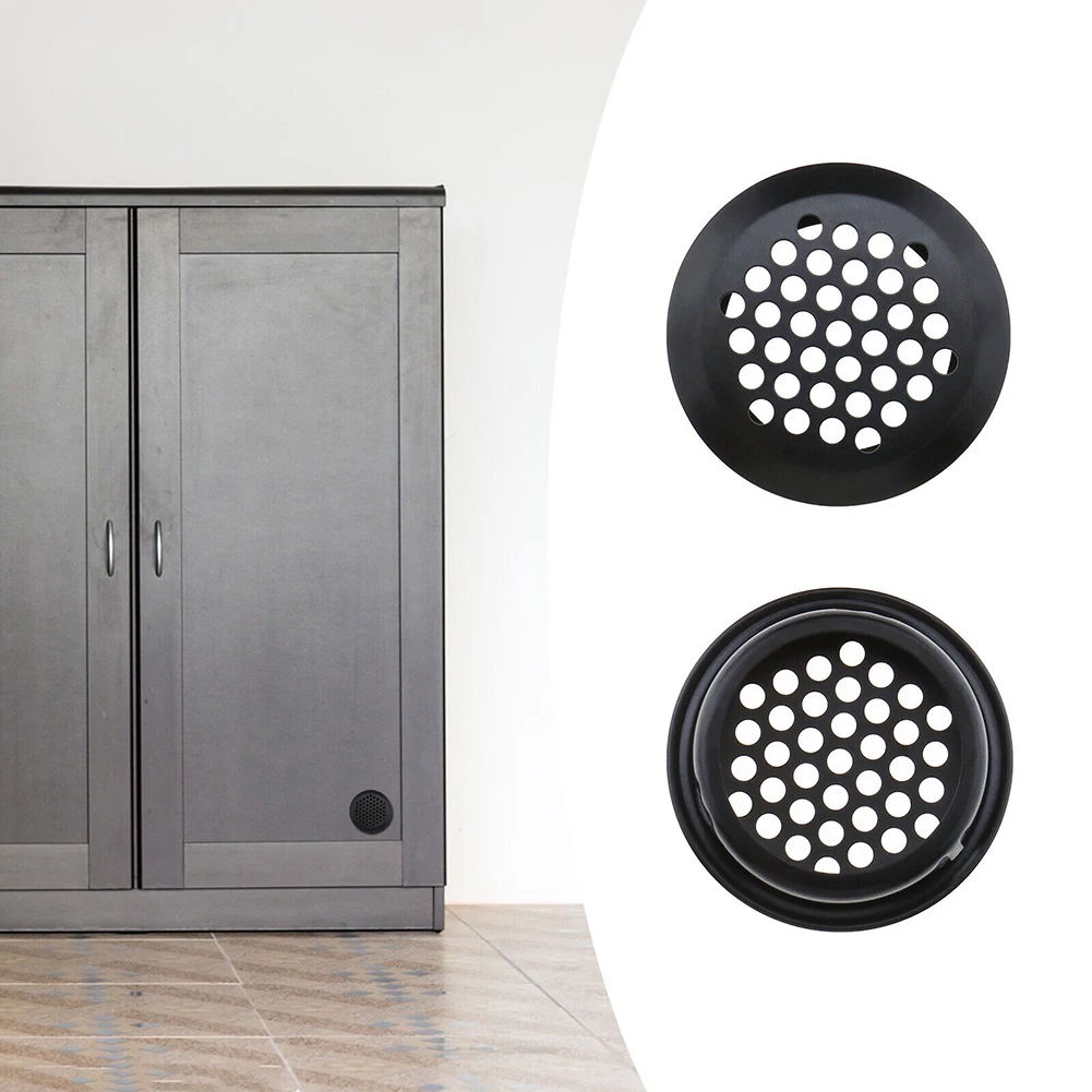 

Air Vent Holes Easy to Install Round Ventilation Grilles 12 Pack Stainless Steel Air Vent Holes for Cabinets and Motorhomes