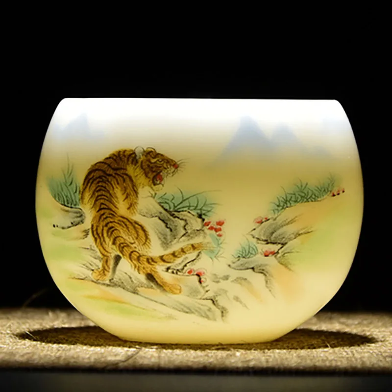 Chinese Zodiac Pottery Cup, Tea Cup, Teaware, Different Kinds of Animals Shape, Bowl for Tea Ceremony, Ceramics Teacup, 150ml,