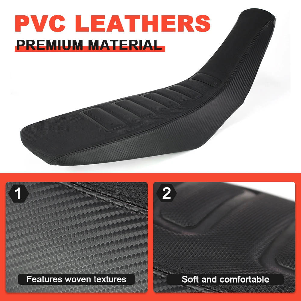 Motorcycle Seat Cover For Honda CRF250L CRF250RL CRF250M 2013- PVC Leather Waterproof Seat Saddle Cushion Cover Protector