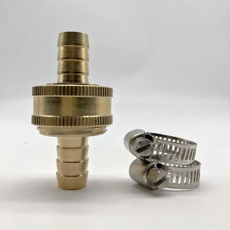 

Garden Hose Mender 1/2 Hose End Mender Repair Mender Kit With 2 Clamps Garden Hose Connector Standard 1/2 Inch Water Hose End