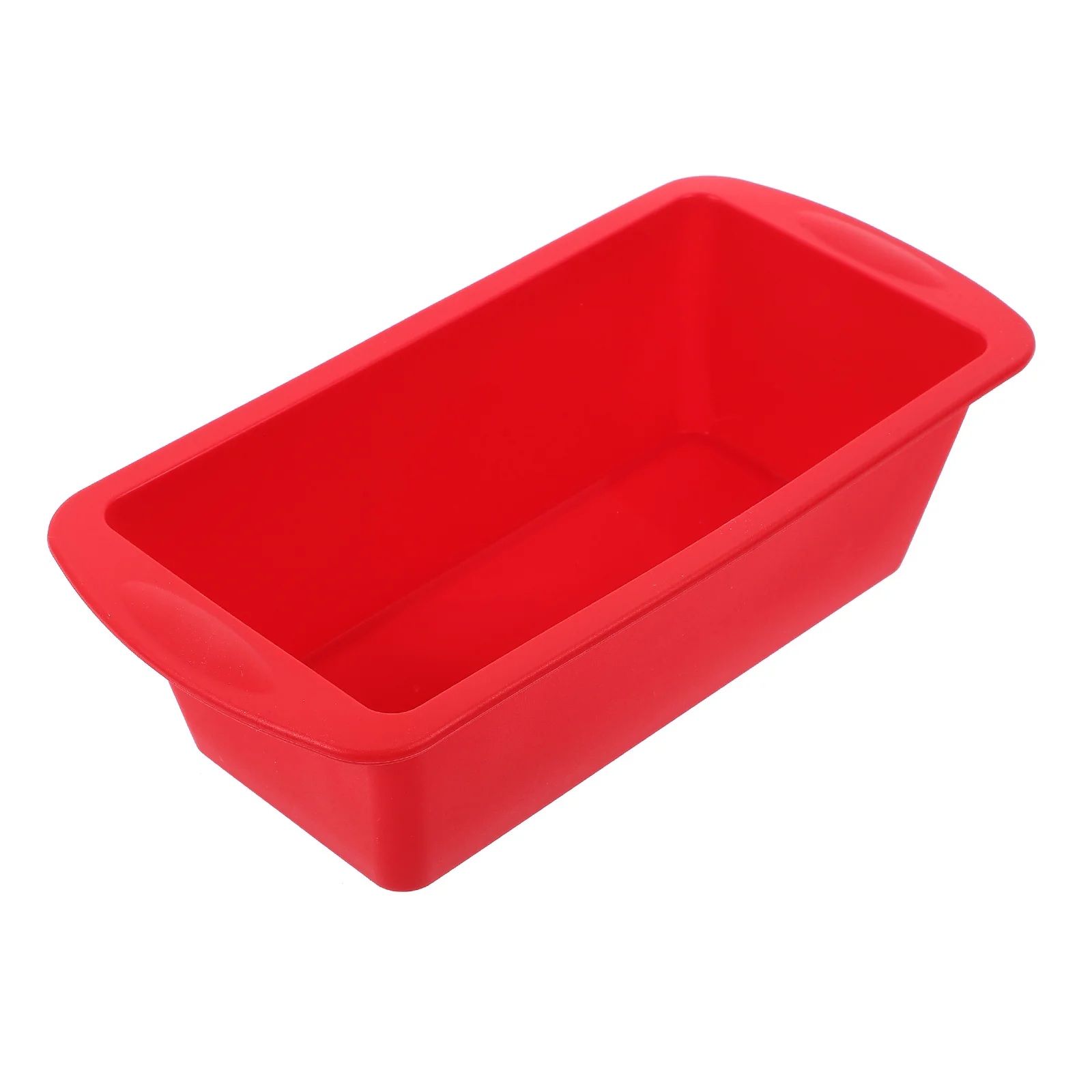 

Bread Pans Cake Mold Home Bake Baking Tool Silicone Flexible Washable Toast Red Household