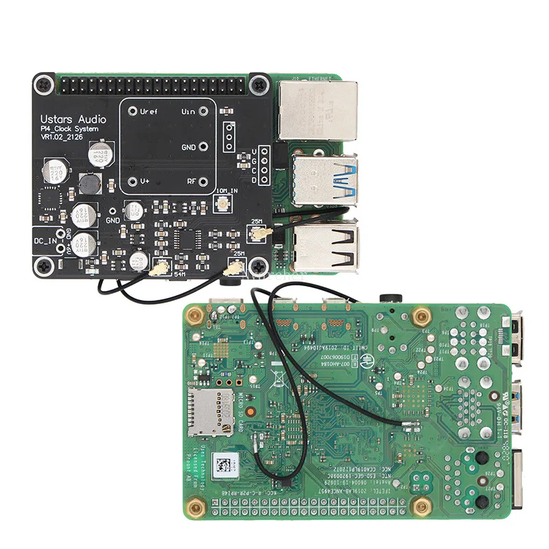 Nvarcher Hifi Audio Clock Board Ocxo Temperatura Constante Oscilador de Cristal Atualização para Raspberry pi 4b - Image 6