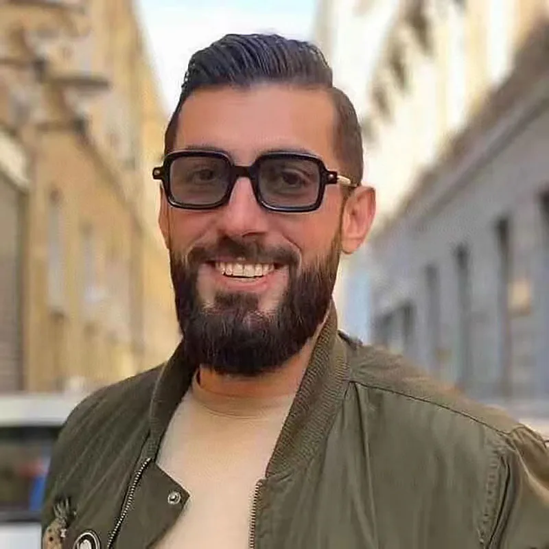 Lunettes de soleil carrées rétro pour hommes style punk_voghion.com