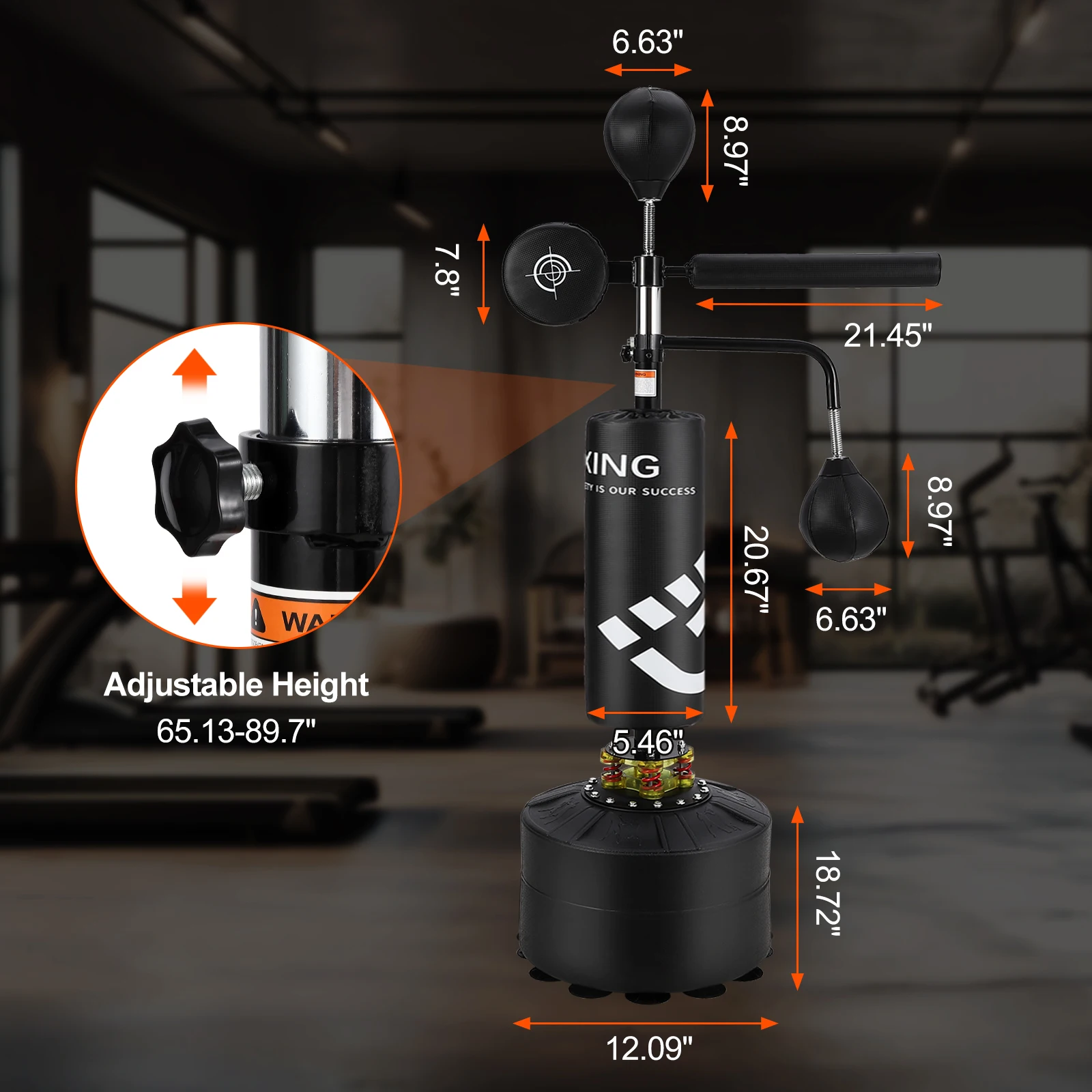 5-in-1 Freestanding Punching Bag 2
