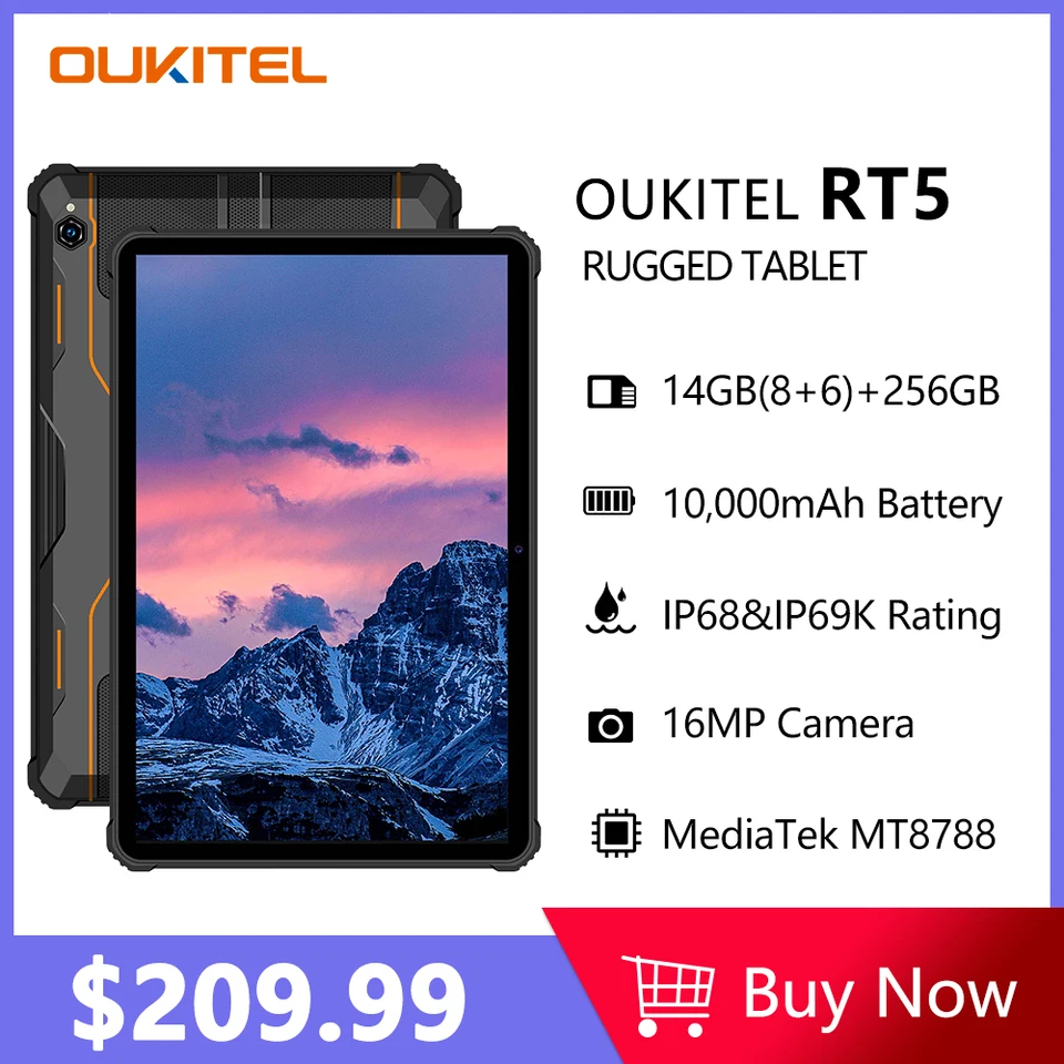 Oukitel RT5 8GB/256GB – Tablet Rugerizada - OUKITEL