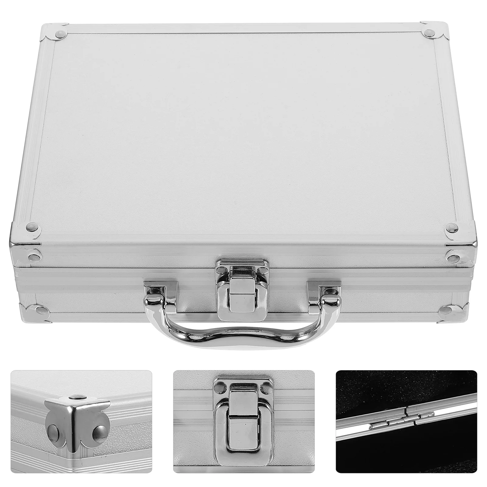 MultiPurpose Aluminum Alloy Toolbox Tool Storage Box Carrying Case Metal Tools Case Portable Tools Box Small