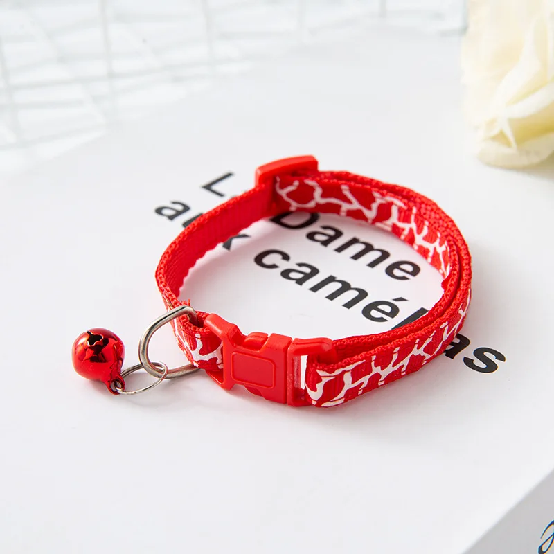 Title 8, New Cat Bell Collar Crackle Print Cute Small Do...