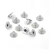 Kalaso #655 #633 #831 50sets 10mm 12.5mm 15mm stainless steel Press Studs Sewing Snap Buttons Fasteners Craft Diy Supplies 5