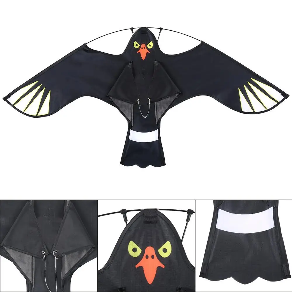 Large Realistic Hawk Bird Repeller Kite – Anti-Bird Flying Scarecrow for Farm and Garden swallow kites bird kite
